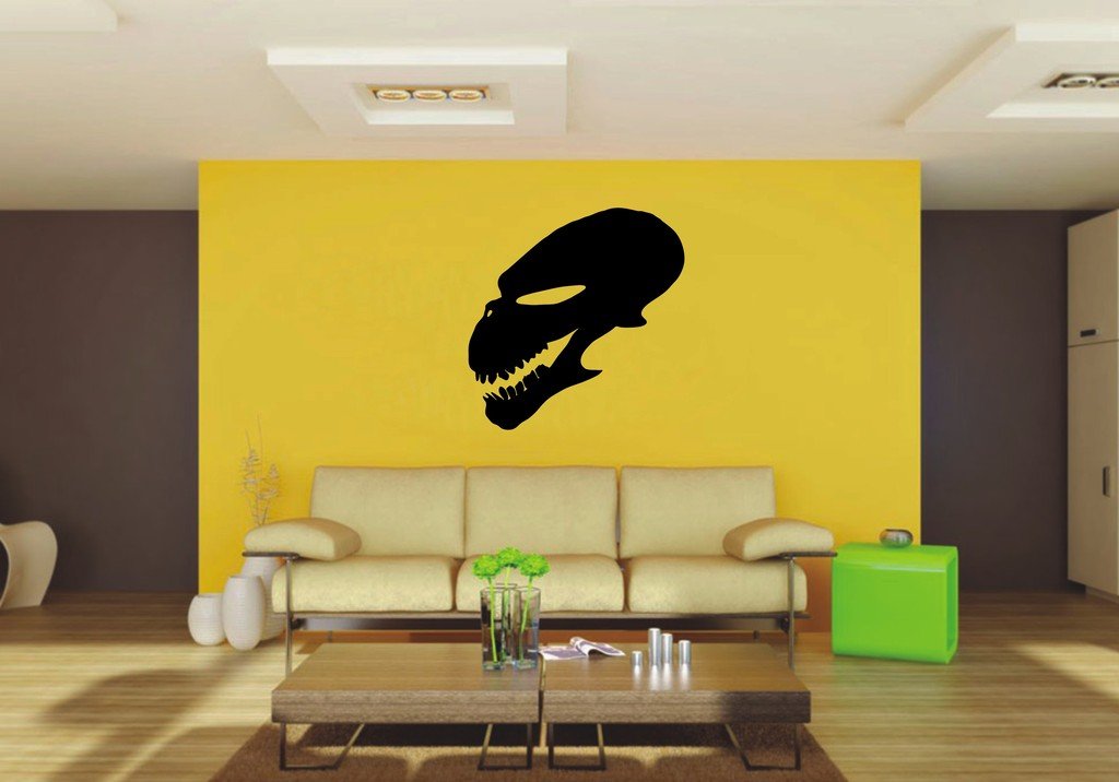 Picniva 22x22.63 Skull Style 5a Vinyl Wall Decal Fantasy Decor