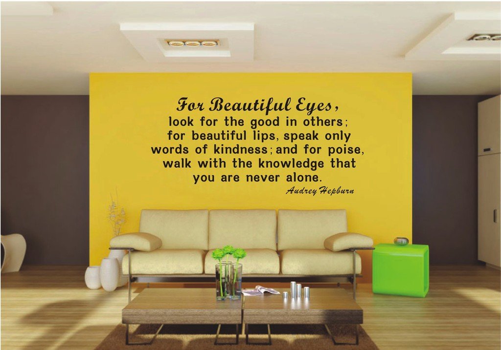 Picniva 22x10.24 for Eyes Girls Vinyl Wall Decal Family