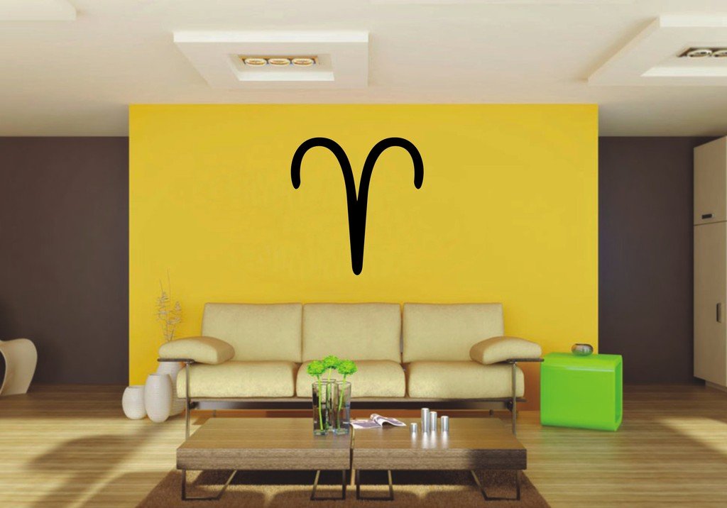 Picniva 22x22.84 Aries Style 10 Vinyl Wall Decal Zodiac Astrology