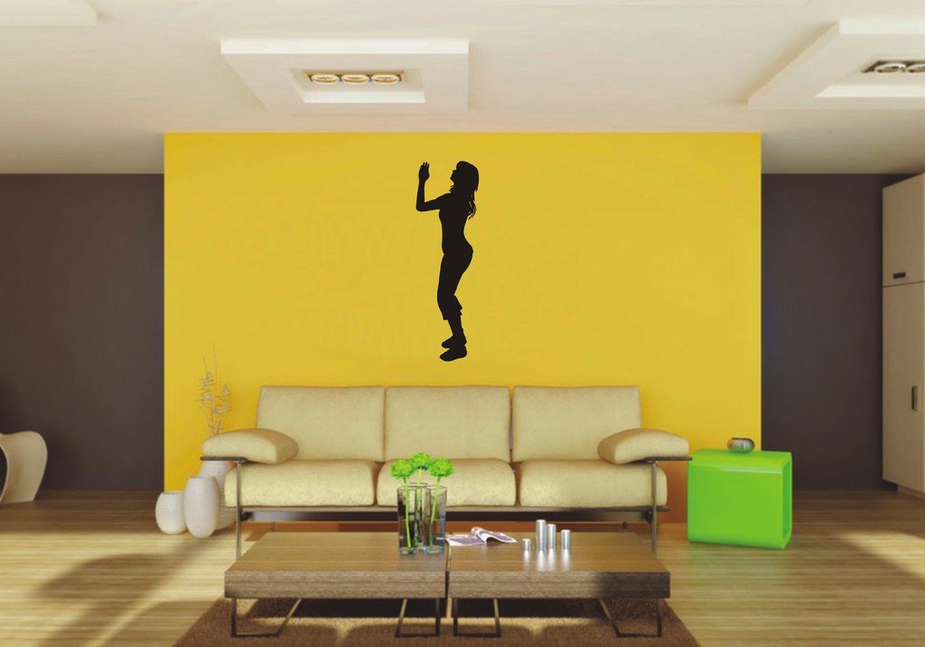 Picniva Woman Sty13 Vinyl Wall Decal, Approx 22 x 70.19 in, Removable