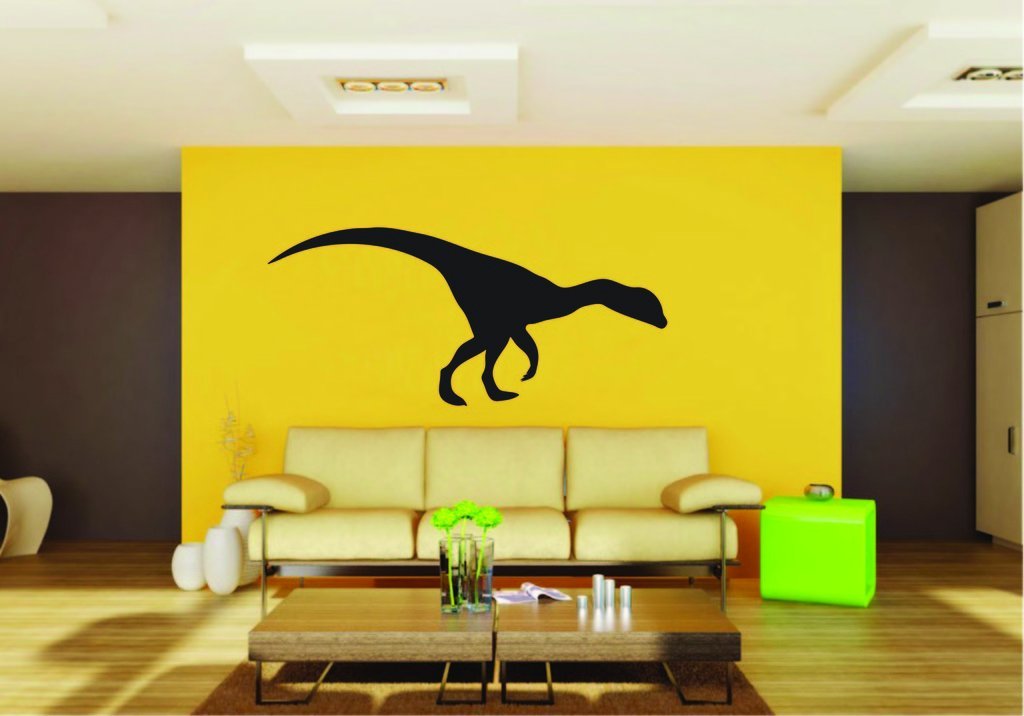 Picniva Dinosaur Sty17a Vinyl Wall Decal, Approx 22 x 10.17 in, Removable