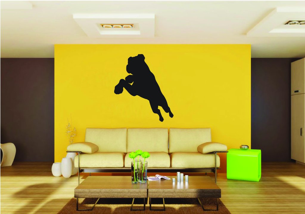 Picniva Rottweiler Dog Style 28a Removable Vinyl Wall Decal