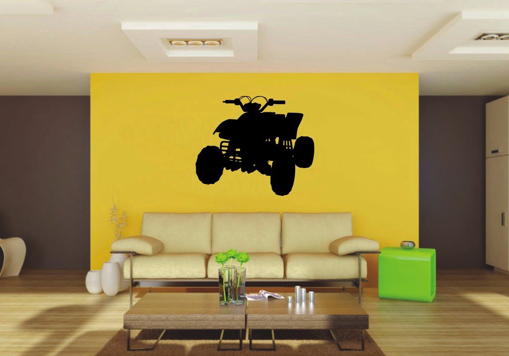 Picniva 22x18.52 4 Wheeler Style 2a Vinyl Wall Decal Motorsport