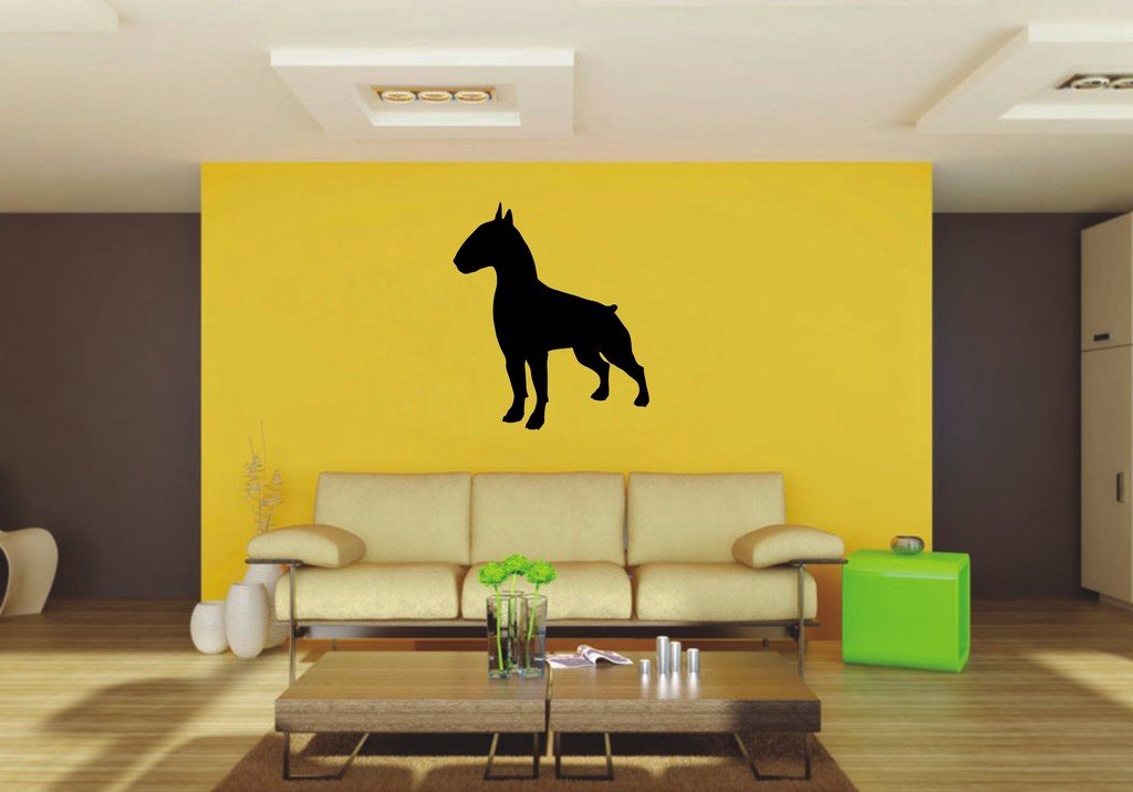 Picniva 22x25.59 Bull Terrier Style 17 Vinyl Wall Decal Dog Breed