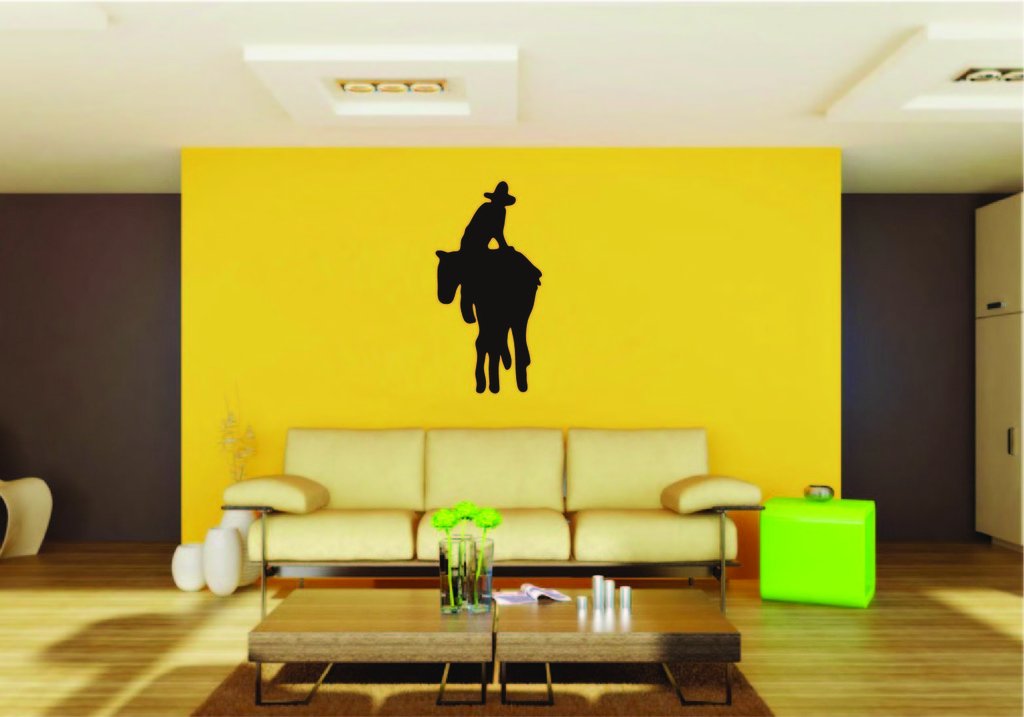 Picniva Horse Rider Style 20 Removable Vinyl Wall Decal