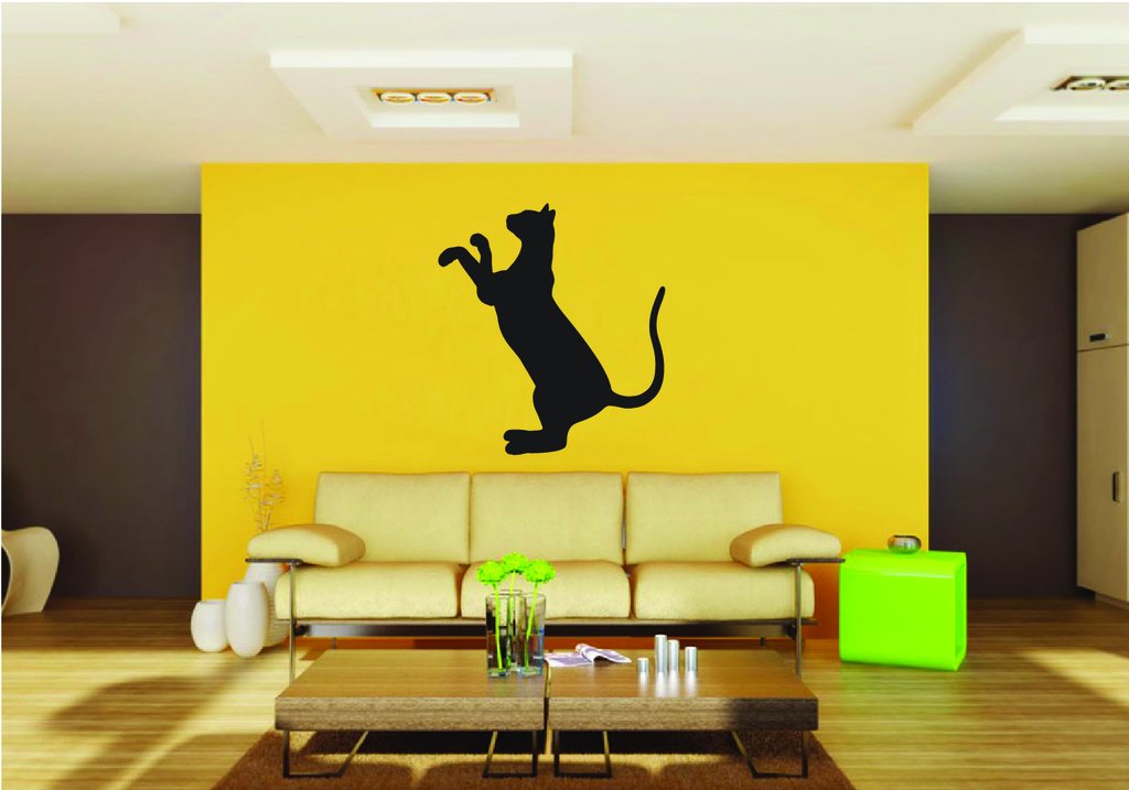 Picniva Oriental Cat Style 10 Removable Vinyl Wall Decal