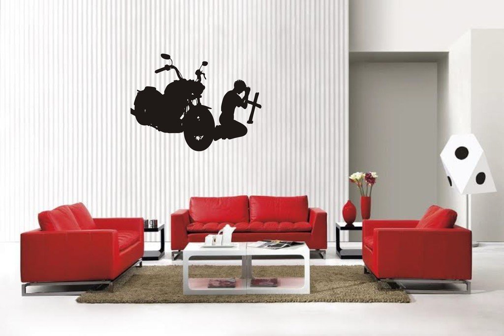 Picniva Motorcycle Style7 Wall Decal Removable Home Decor