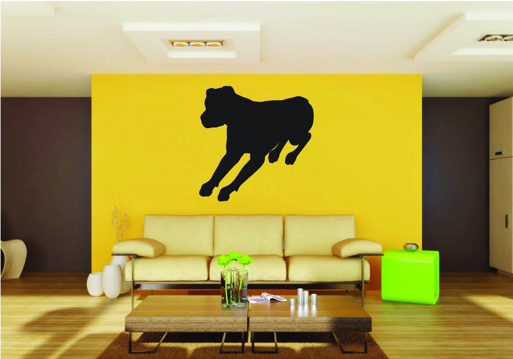 Picniva Rottweiler Dog Style 18a Removable Vinyl Wall Decal