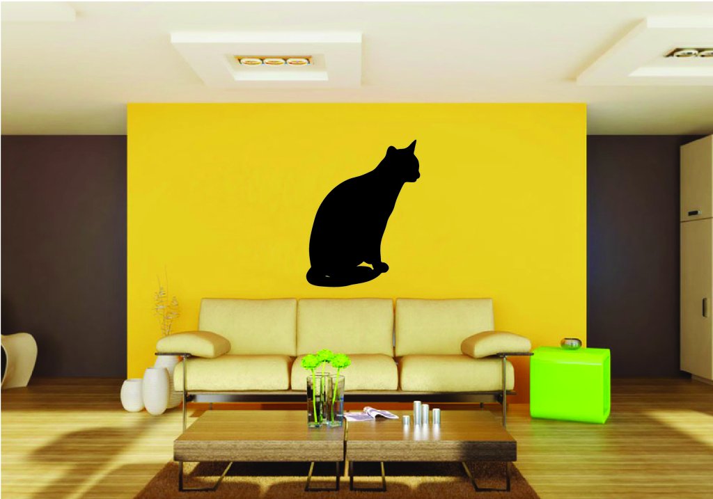 Picniva Cat Style 22a Removable Vinyl Wall Decal