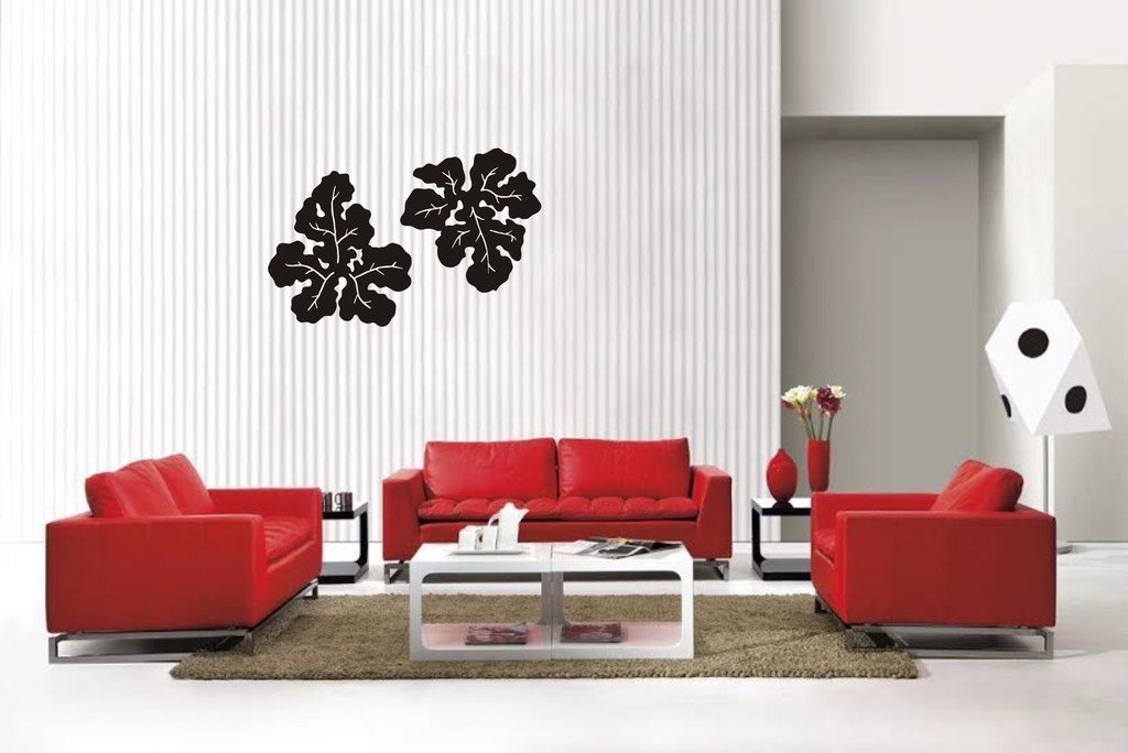 Picniva Leaf 62 Wall Decal Removable Home Decor