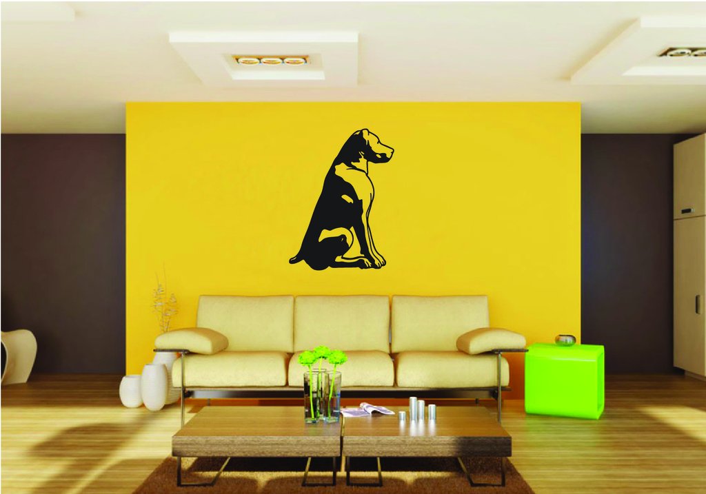Picniva Rottweiler Dog Style 8 Removable Vinyl Wall Decal