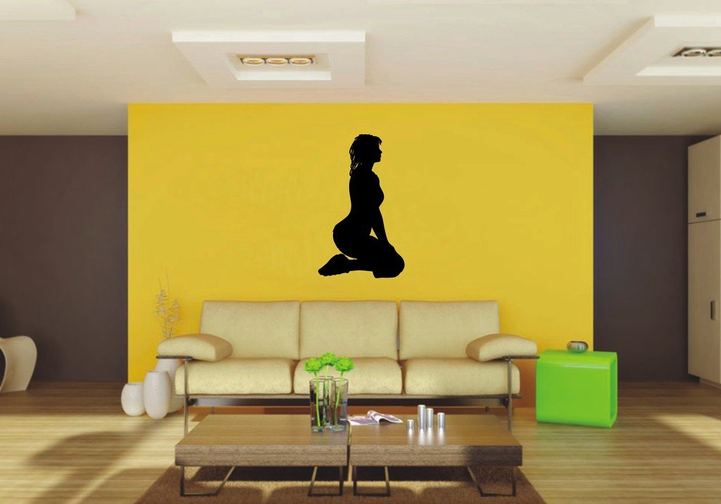 Picniva 22x36.73 Kneeling Style 13 Vinyl Wall Decal Figure