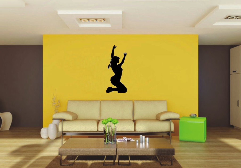 Picniva 22x50.39 Kneeling Style 12 Vinyl Wall Decal Figure