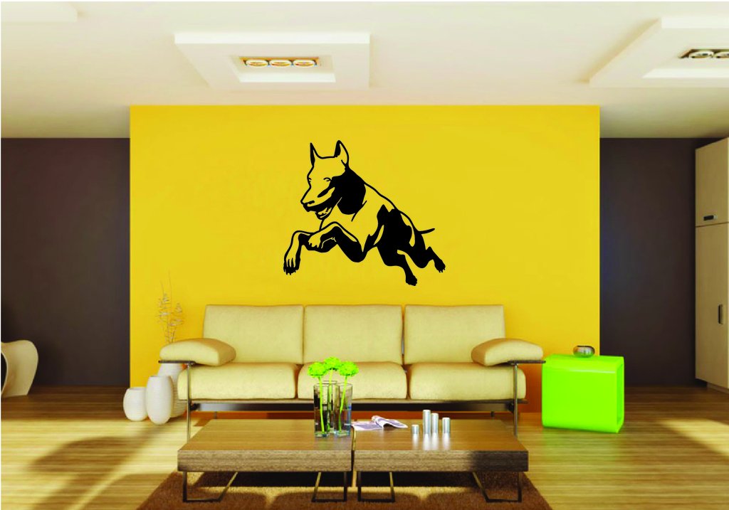 Picniva Doberman Dog Style 10 Removable Vinyl Wall Decal