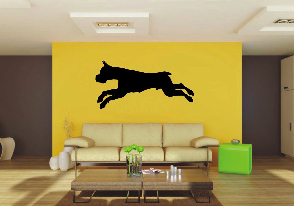 Picniva 22x10.85 Boxer Style 28 Vinyl Wall Decal Dog Breed
