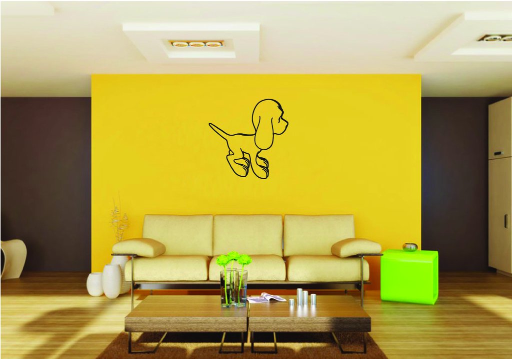 Picniva Dog Style gy2 Removable Vinyl Wall Decal