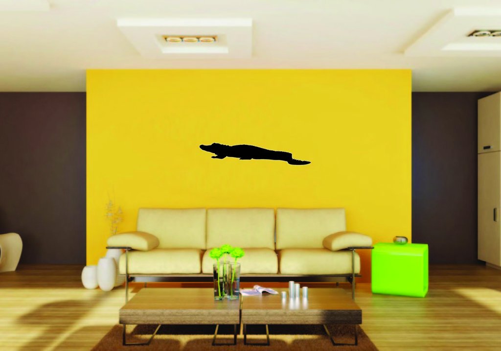 Picniva Alligator Style 3a Removable Vinyl Wall Decal