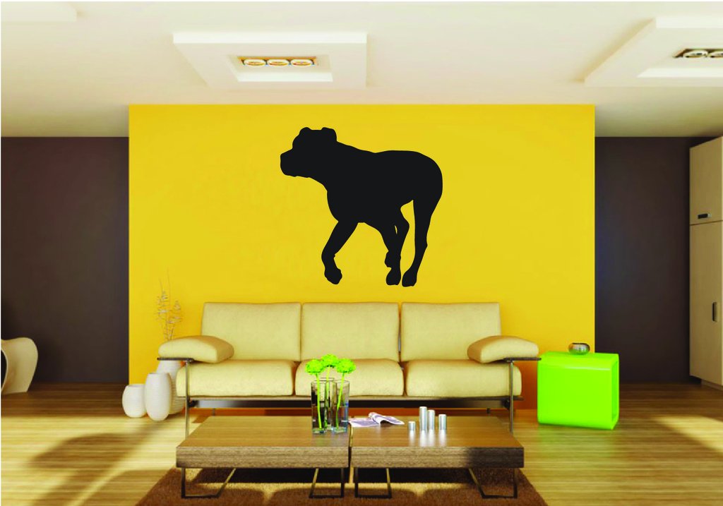 Picniva Rottweiler Dog Style 17a Removable Vinyl Wall Decal