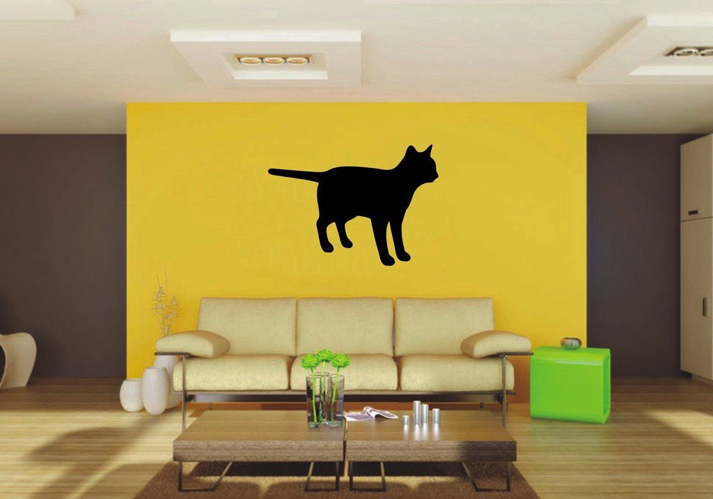 Picniva 22x15.67 Cat Style 17a Vinyl Wall Decal Breed