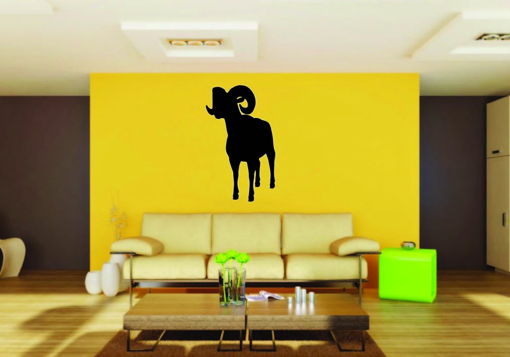 Picniva Ram Style 5a Removable Vinyl Wall Decal