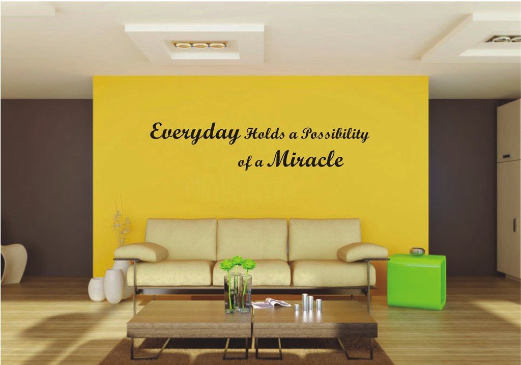 Picniva 22x4.83 Everyday Holds a Possibility Vinyl Wall Decal Motivational
