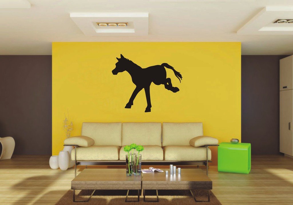 Picniva Pony Style 6a Removable Vinyl Wall Decal Equestrian Kids Decor Art