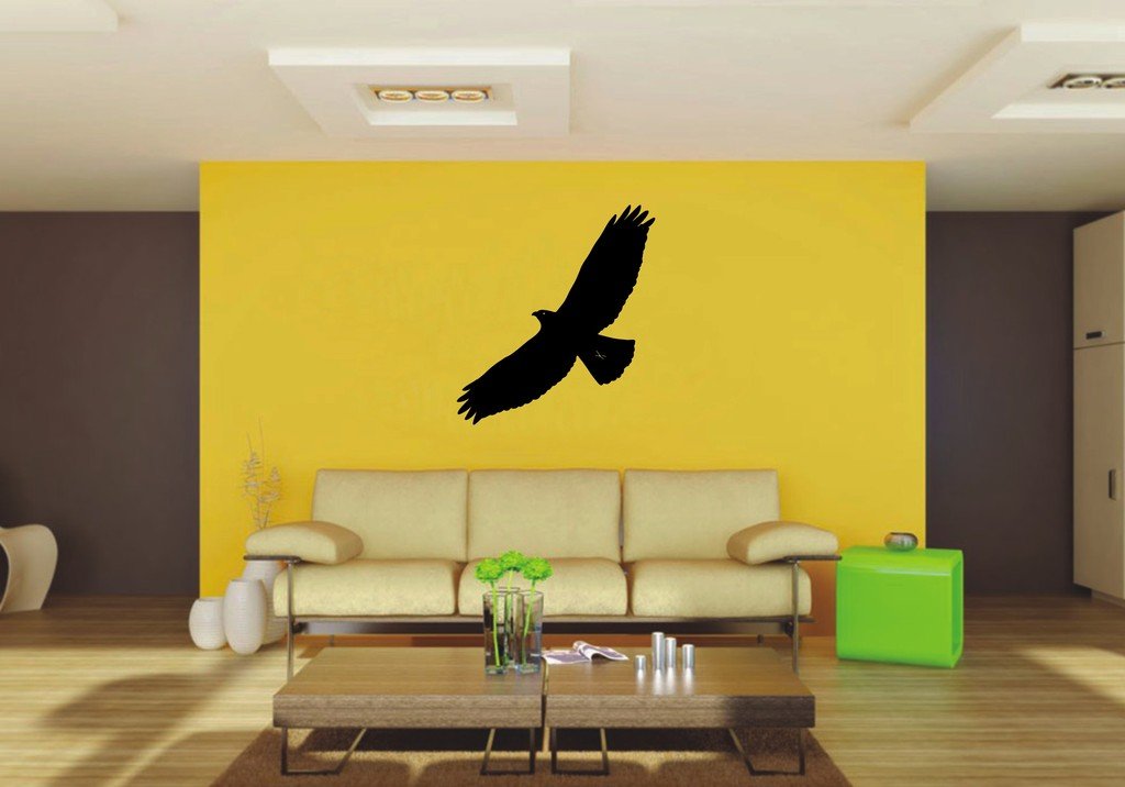 Picniva Raptor Sty1 Vinyl Wall Decal, Approx 22 x 24.41 in, Removable
