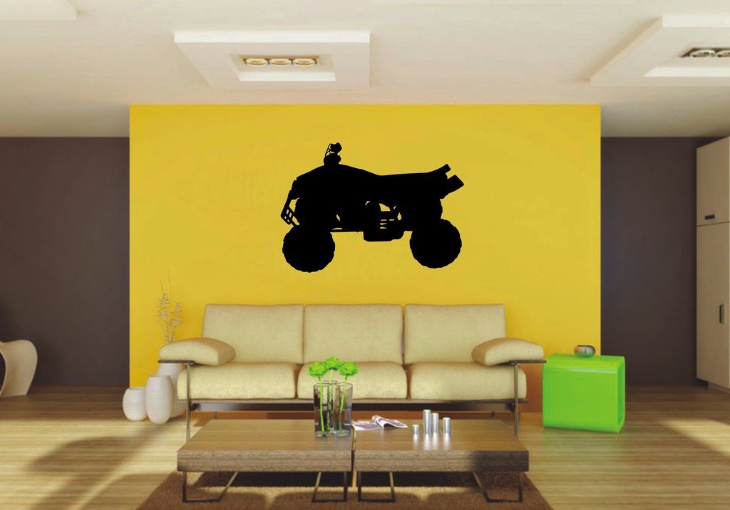 Picniva 22x15.62 4 Wheeler Style 6a Vinyl Wall Decal Motorsport