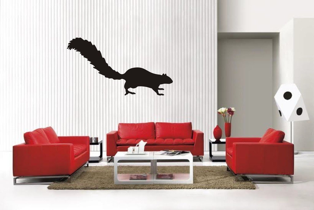 Picniva Squirrel Style13 Wall Decal Removable Home Decor