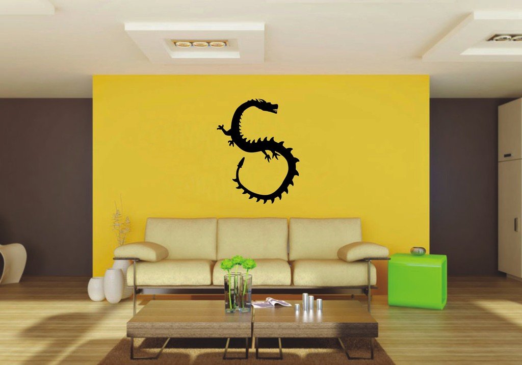Picniva 22x28.01 Orient Dragon Style 12 Vinyl Wall Decal Fantasy Decor