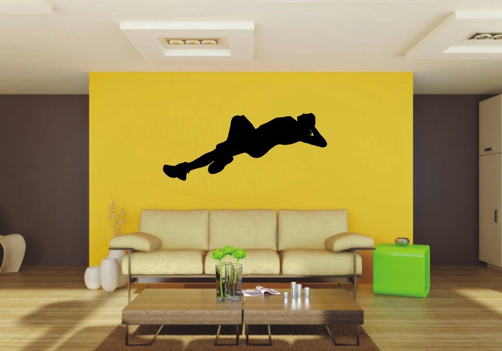 Picniva Laying Style 6 Wall Decal Figure Silhouette Decor