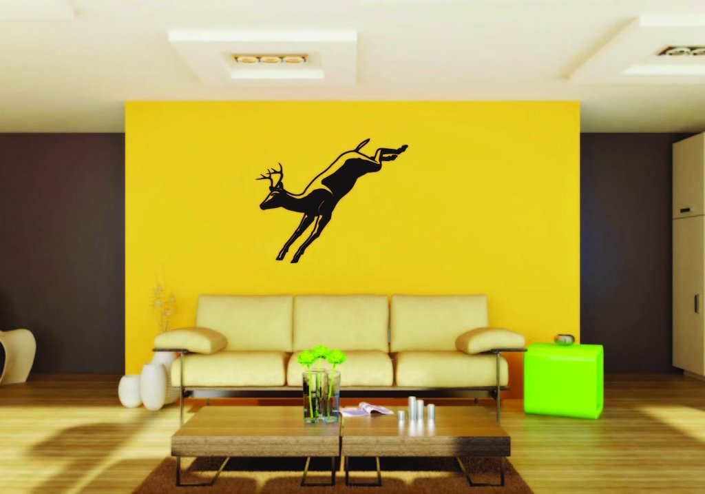 Picniva Deer Buck Style 34 Removable Vinyl Wall Decal