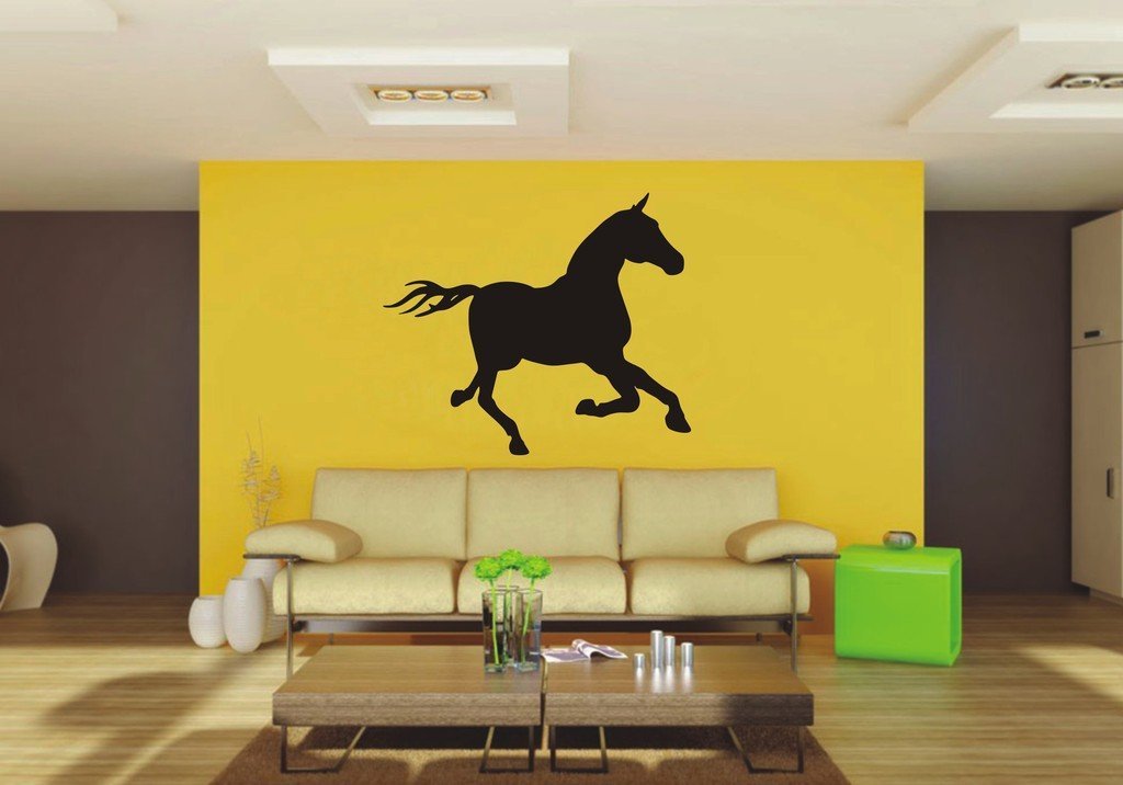 Picniva Horse Sty75 Vinyl Wall Decal, Approx 22 x 18.87 in, Removable