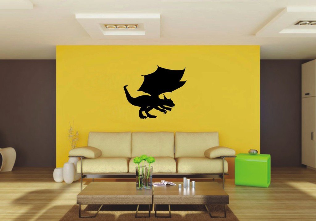Picniva 22x18.86 Dragon Style 25 Vinyl Wall Decal Fantasy Decor