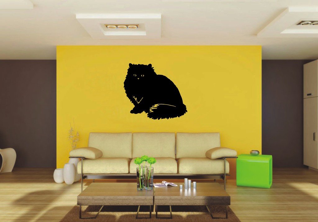 Picniva 22x19.62 Cat Style 3 Vinyl Wall Decal Breed