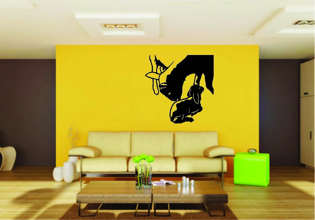 Picniva Boer Goat Sty2 Vinyl Wall Decal, Approx 22 x 21.86 in, Removable