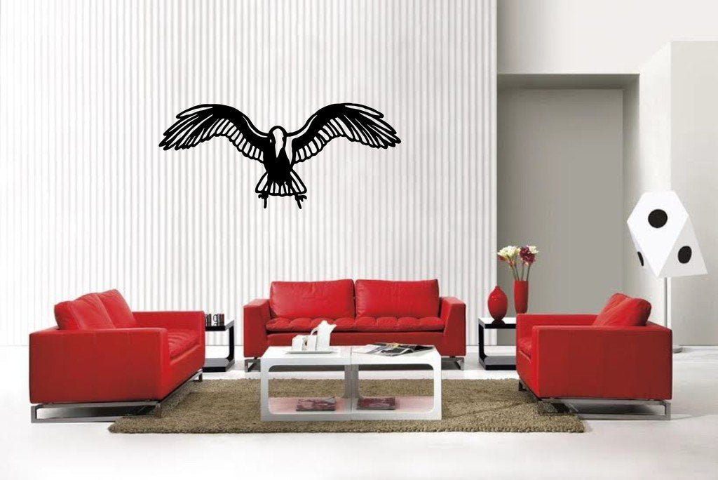 Picniva Crow Style15 Decal Sticker for Truck Notebook