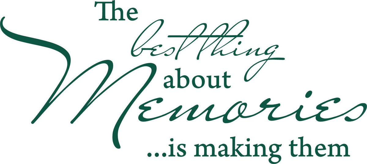 Decaltor Making Memories Quote Wall Decal