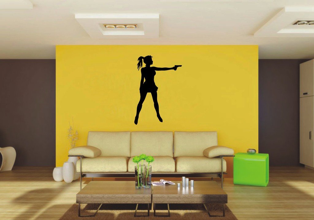 Picniva 22x32.12 Girl Style 10 Vinyl Wall Decal Figure