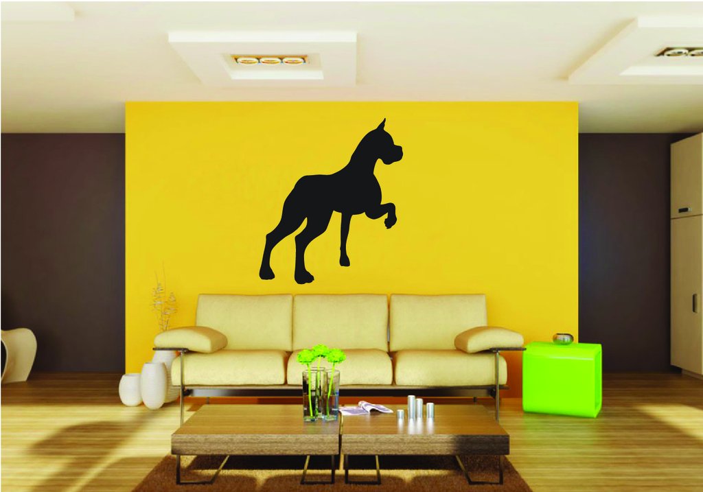 Picniva Boxer Dog Style 18 Removable Vinyl Wall Decal