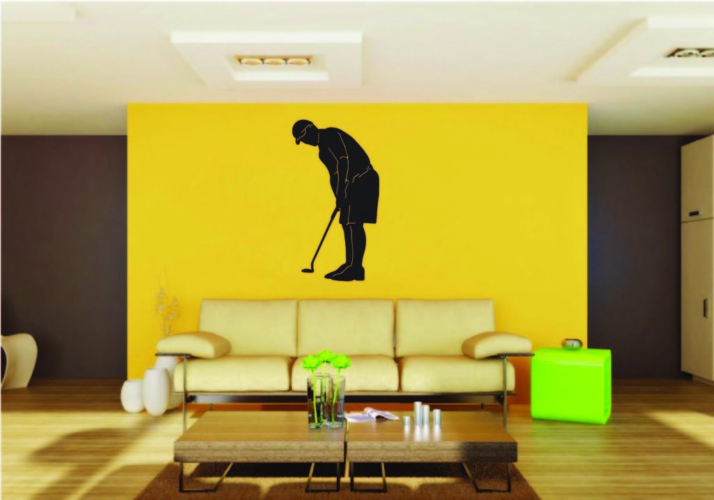 Picniva Golf Style 6 Removable Vinyl Wall Decal