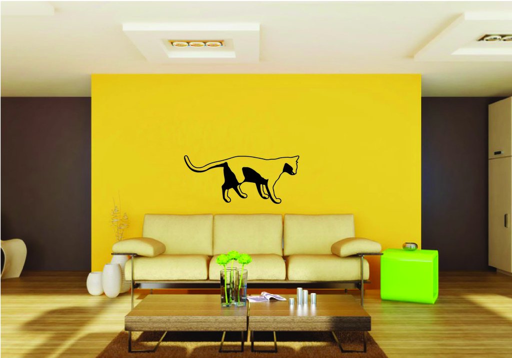 Picniva Cat Style 21 Removable Vinyl Wall Decal
