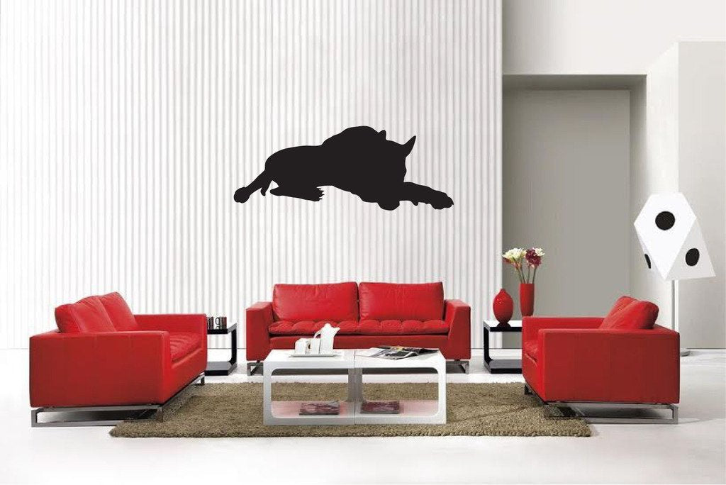 Picniva Matte Black Doberman Style 28a Vinyl Wall Decal Canine Decor