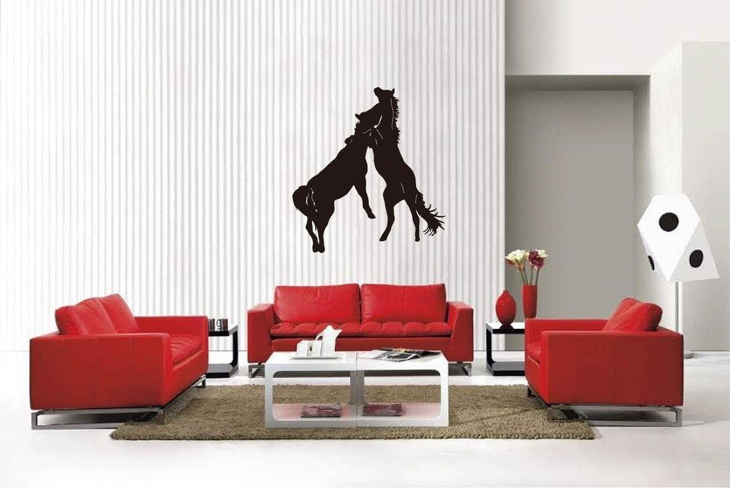 Picniva Matte Black Horse Style 11 Vinyl Wall Decal Equestrian Pet Decor
