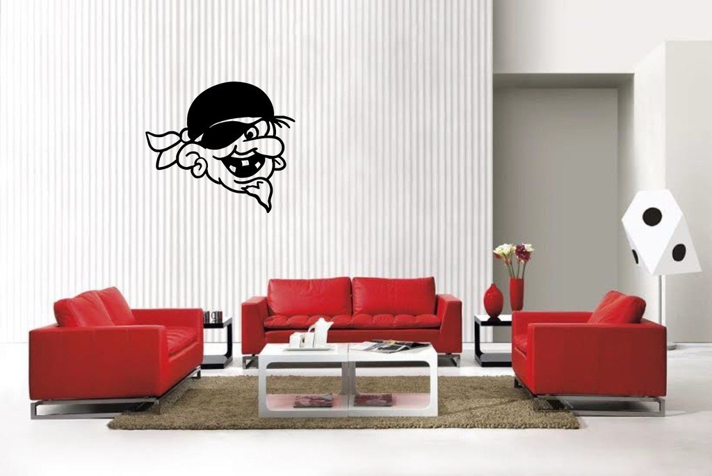 Picniva Pirate Style4 Wall Decal Removable Home Decor