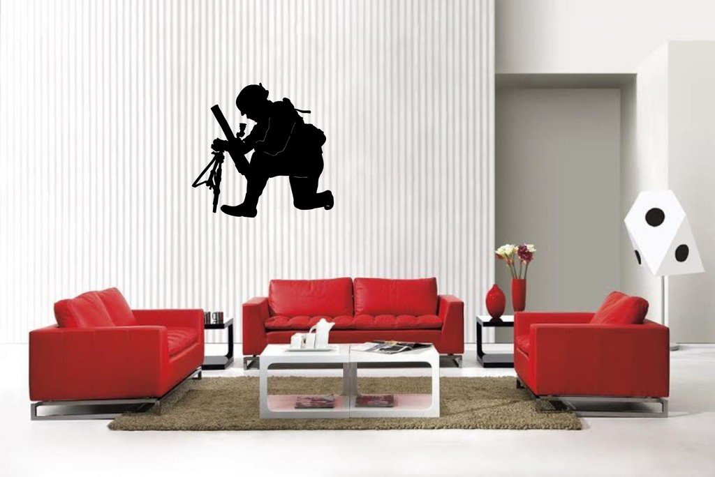 Picniva Military Sty9 Vinyl Car Window Decal, Approx 5 in