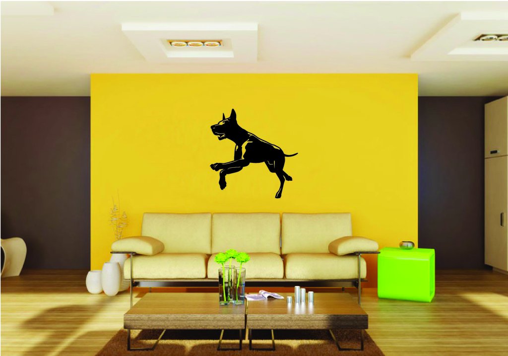 Picniva Doberman Dog Style 6 Removable Vinyl Wall Decal