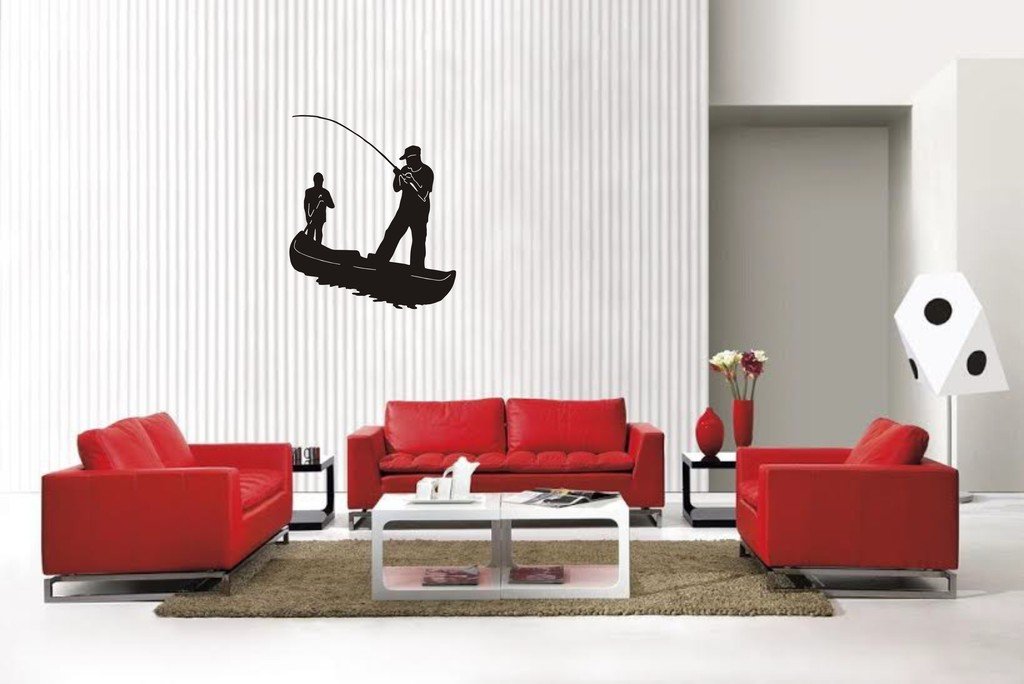 Picniva Fishing Style5 Wall Decal Removable Home Decor