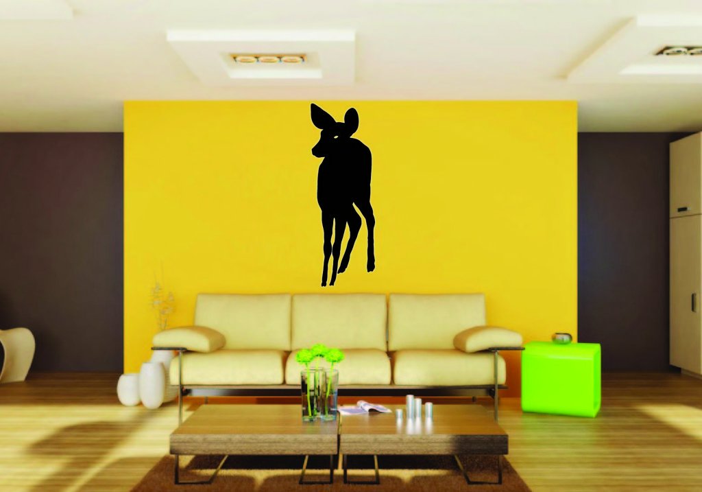 Picniva Deer Doe Style 2 Removable Vinyl Wall Decal