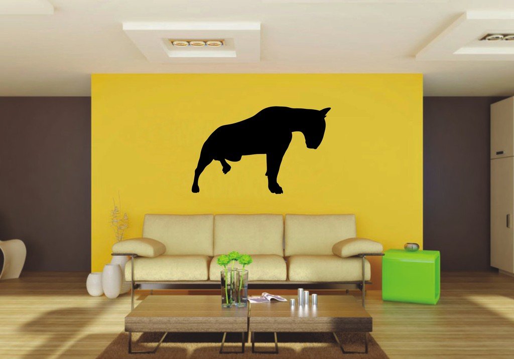 Picniva 22x13.87 Bull Terrier Style 33 Vinyl Wall Decal Dog Breed